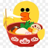 卡通小黄鸭