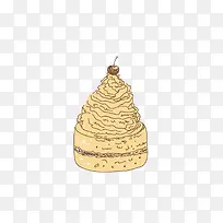 手绘蛋糕