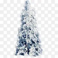 高清摄影创意白色的圣诞树