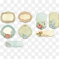 矢量康乃馨花边框1