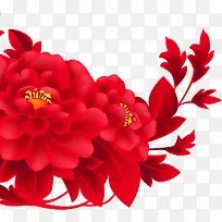 中秋节红色九月菊