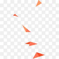 三角形红色三角形漂浮三角形