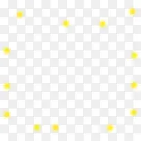 黄色光点不规则漂浮