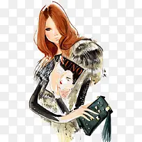 时尚欧美女孩