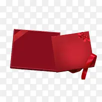 大红色礼品盒