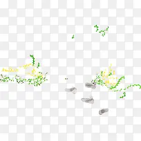 绿色创意植物手绘设计