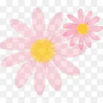 粉色温馨手绘花朵