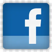 facebook蓝色标志图标