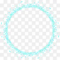 蓝色亮光创意圆环