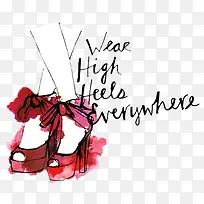 Wear High Heela Verywhere