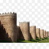 阿维拉古城墙风景图