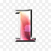 墨迹字母数1