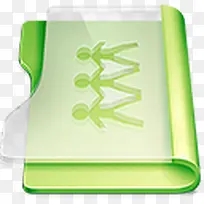 绿色合作桌面图标