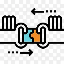 团队合作图标