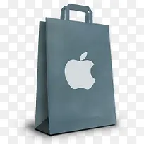 Apple 纸袋logo