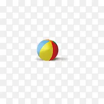 一个彩色的皮球