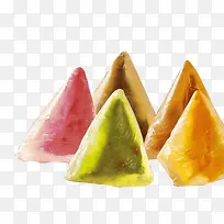 彩色冰粽
