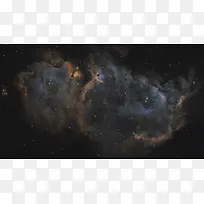 银河星云星空环境渲染