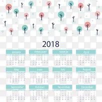 小清新新年日历
