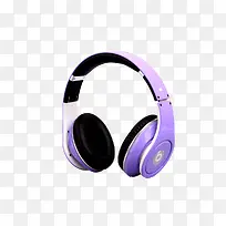 浅紫色耳机