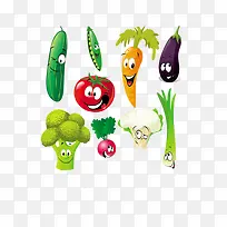 关于卡通的蔬菜图片