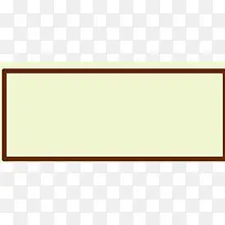 手绘简约方形边框