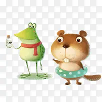 青蛙和松鼠