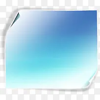 夏日高清手绘卡通蓝色渐变效果