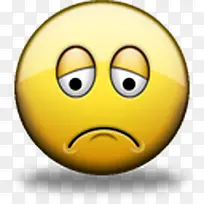 悲伤闪亮的笑脸