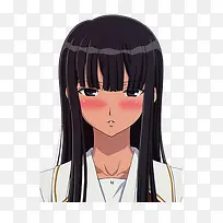 害羞小女孩