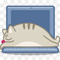 懒猫萌猫电脑PNG图标