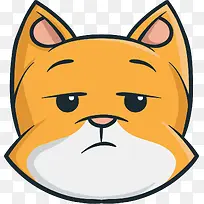 小猫头部表情