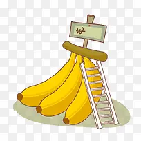 卡通水果香蕉