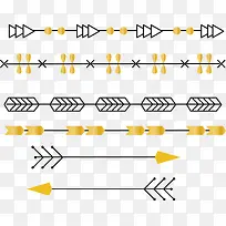 矢量手绘箭头