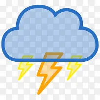 暴雷天气 icon