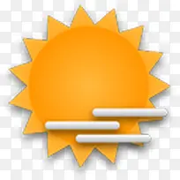 橙色天气预报图标下载