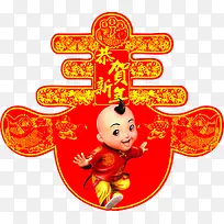 红色春节素材