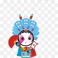 中国风小人唱戏