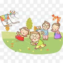 放风筝图