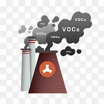 VOCS环境污染素材