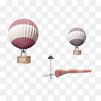 热气球飞翔图片