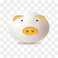 卡通小猪奶黄包1