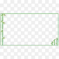 绿色竹子背景元素