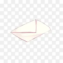 白色可爱卡通信封