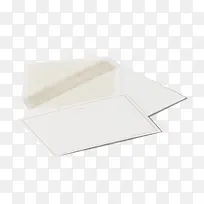 高清白色纸张信封