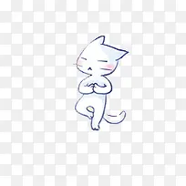 功夫小猫卡通猫