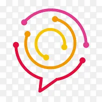矢量点线logo素材