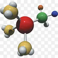 彩色化学模型医疗