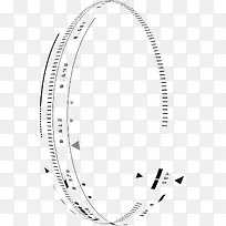 黑色创意圆环设计