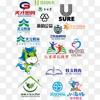 各类教育商品logo